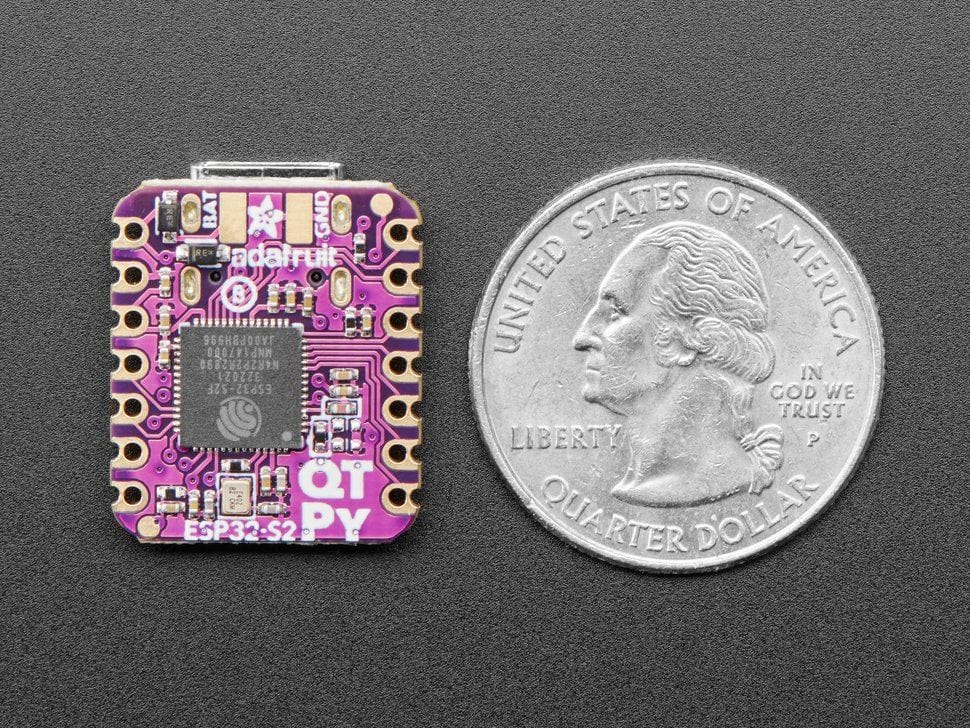 Adafruit QT Py ESP32-S2 WiFi Dev Board with uFL Antenna Port (STEMMA QT) - Image 4
