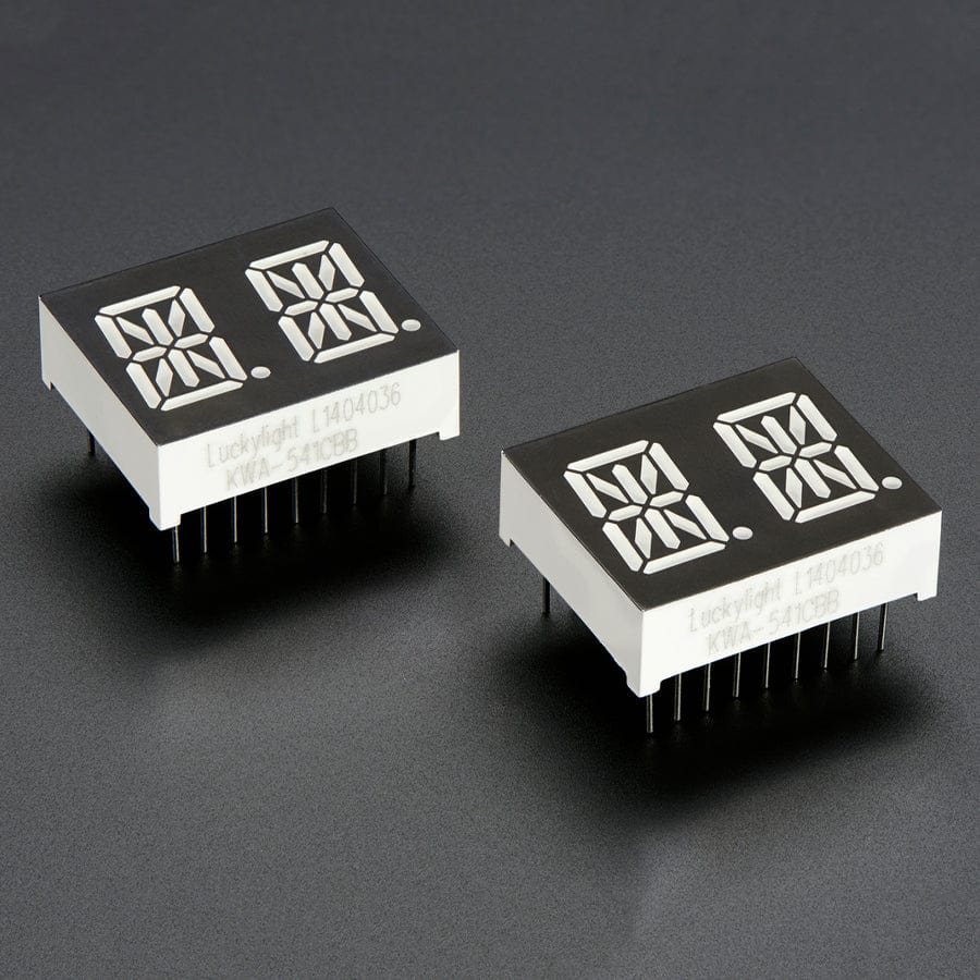 Quad Alphanumeric Display - Blue 0.54" Digits w/ I2C Backpack - STEMMA QT / Qwiic - Image 4