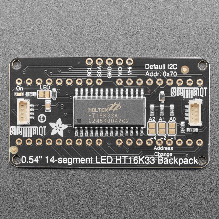 Quad Alphanumeric Display - Red 0.54" Digits w/ I2C Backpack - STEMMA QT / Qwiic - Image 5