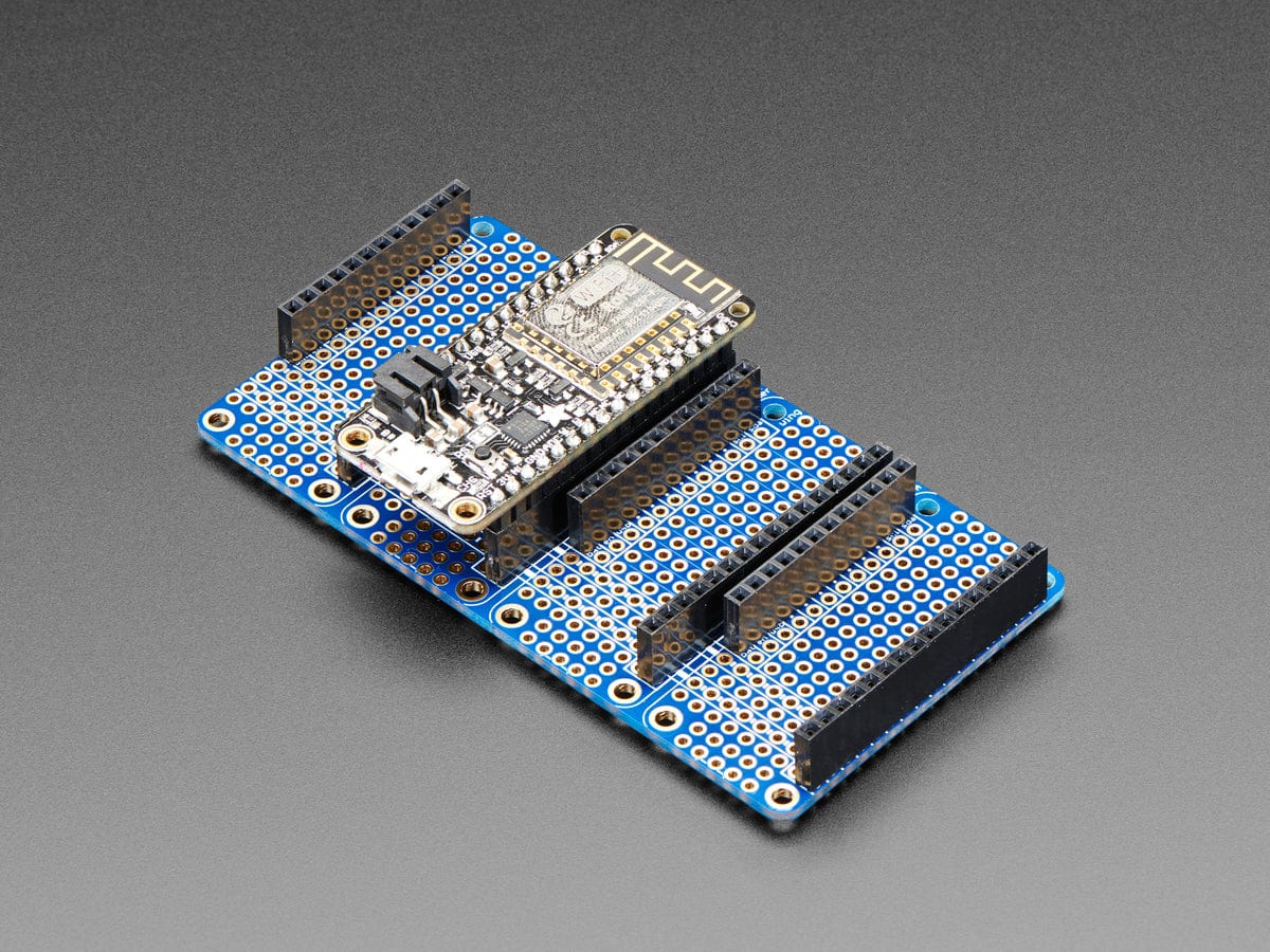Adafruit Quad Side-By-Side FeatherWing Kit with Headers - Image 3