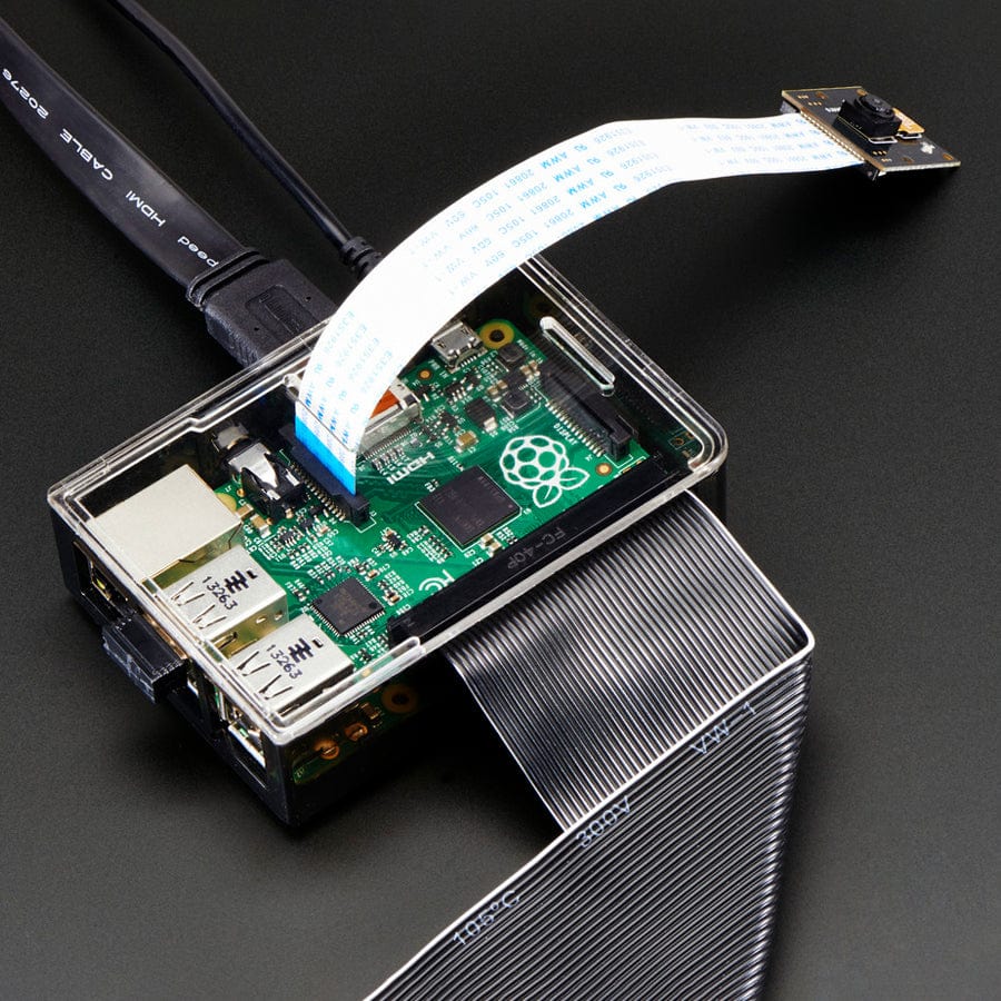 Adafruit Raspberry Pi B+ / Pi 2 / Pi 3 Case - Smoke Base - with Clear Top - Image 4