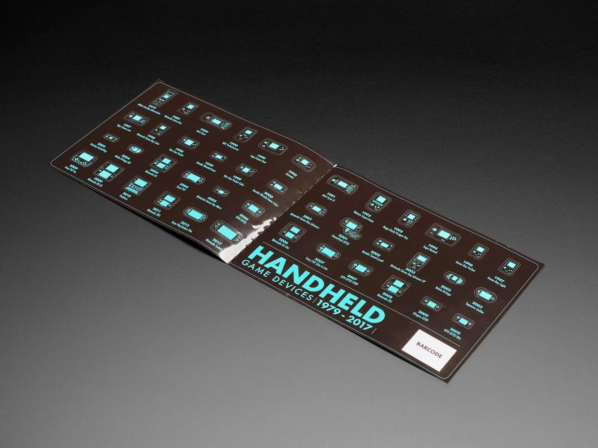 Retro Handheld Game Devices Sticker Set - Image 2