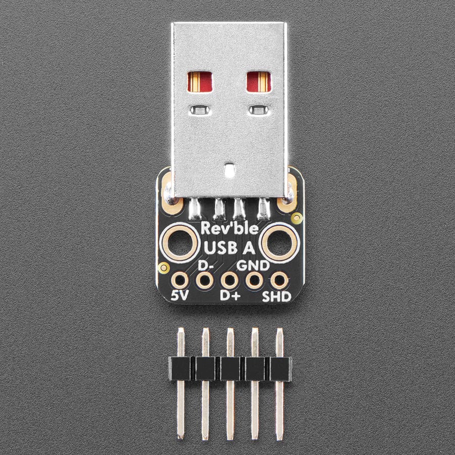 Adafruit Reversible USB Type A Plug Connector Breakout - Image 4