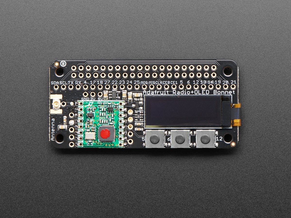 Adafruit RFM69HCW Transceiver Radio Bonnet - 433 MHz (RadioFruit) - Image 2