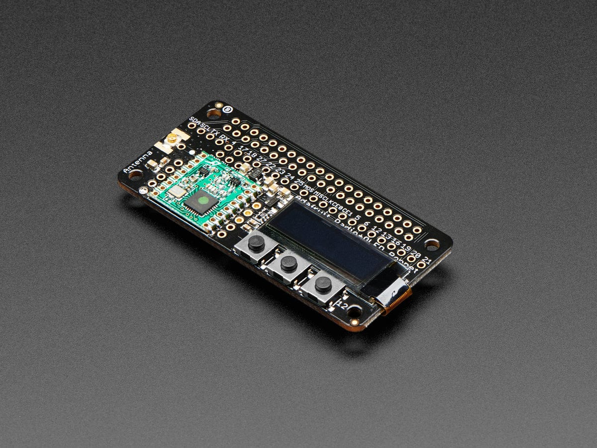 Adafruit RFM69HCW Transceiver Radio Bonnet - 868 or 915 MHz (RadioFruit)