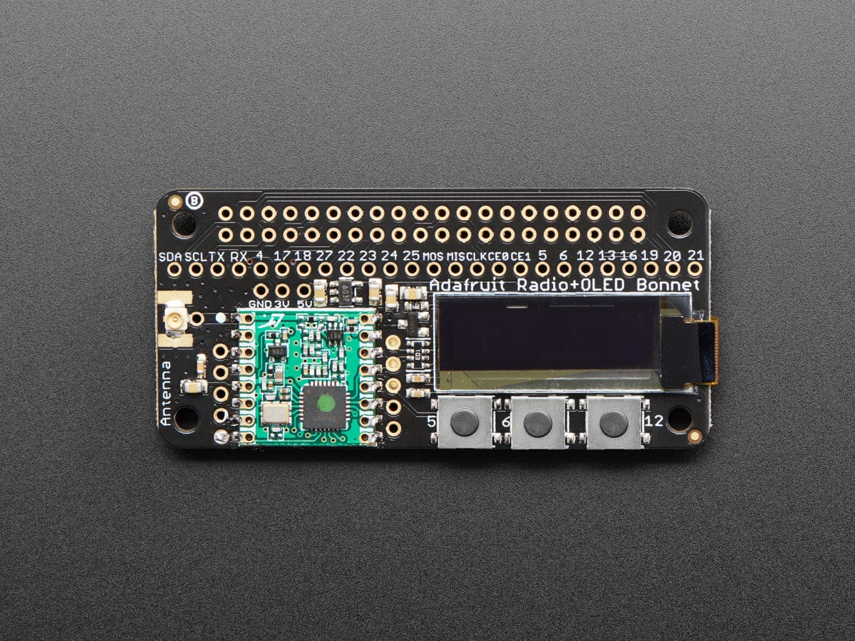 Adafruit RFM69HCW Transceiver Radio Bonnet - 868 or 915 MHz (RadioFruit) - Image 2