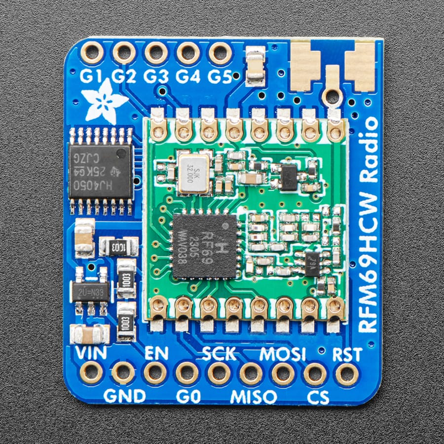 Adafruit RFM69HCW Transceiver Radio Breakout - 433 MHz (RadioFruit) - Image 3