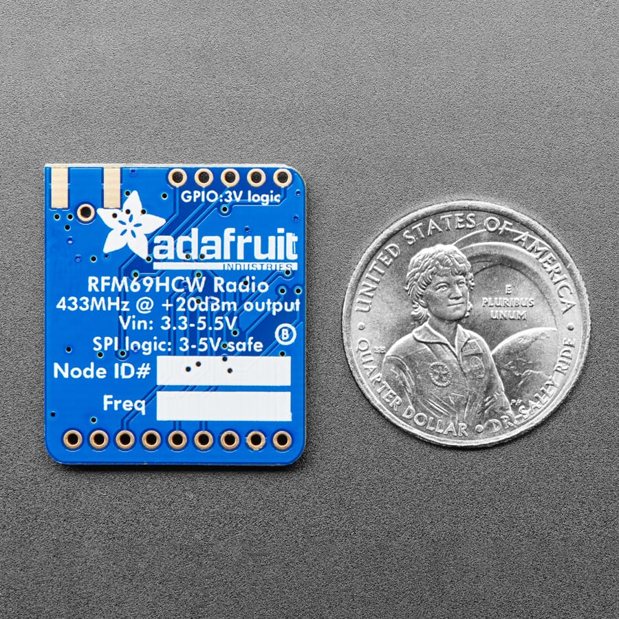 Adafruit RFM69HCW Transceiver Radio Breakout - 433 MHz (RadioFruit) - Image 8