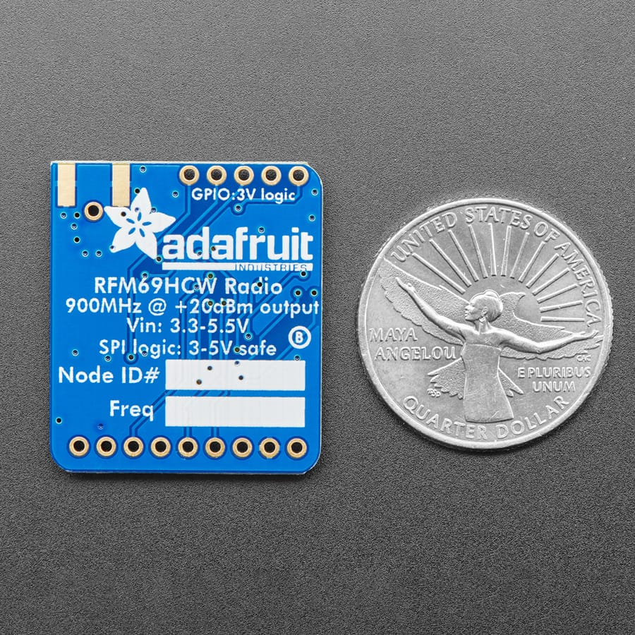 Adafruit RFM69HCW Transceiver Radio Breakout - 868 or 915 MHz (RadioFruit) - Image 7