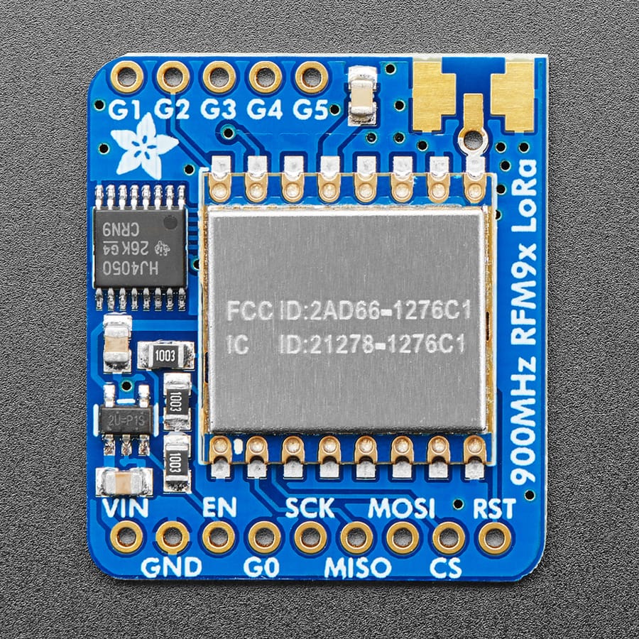 Adafruit RFM95W LoRa Radio Transceiver Breakout - 868 or 915 MHz (RadioFruit) - Image 3