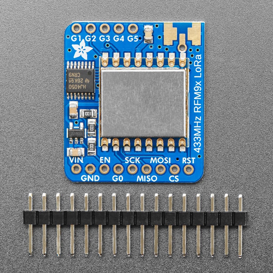 Adafruit RFM96W LoRa Radio Transceiver Breakout - 433 MHz (RadioFruit) - Image 2
