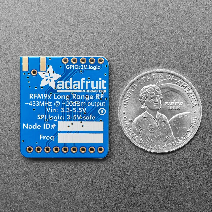 Adafruit RFM96W LoRa Radio Transceiver Breakout - 433 MHz (RadioFruit) - Image 7