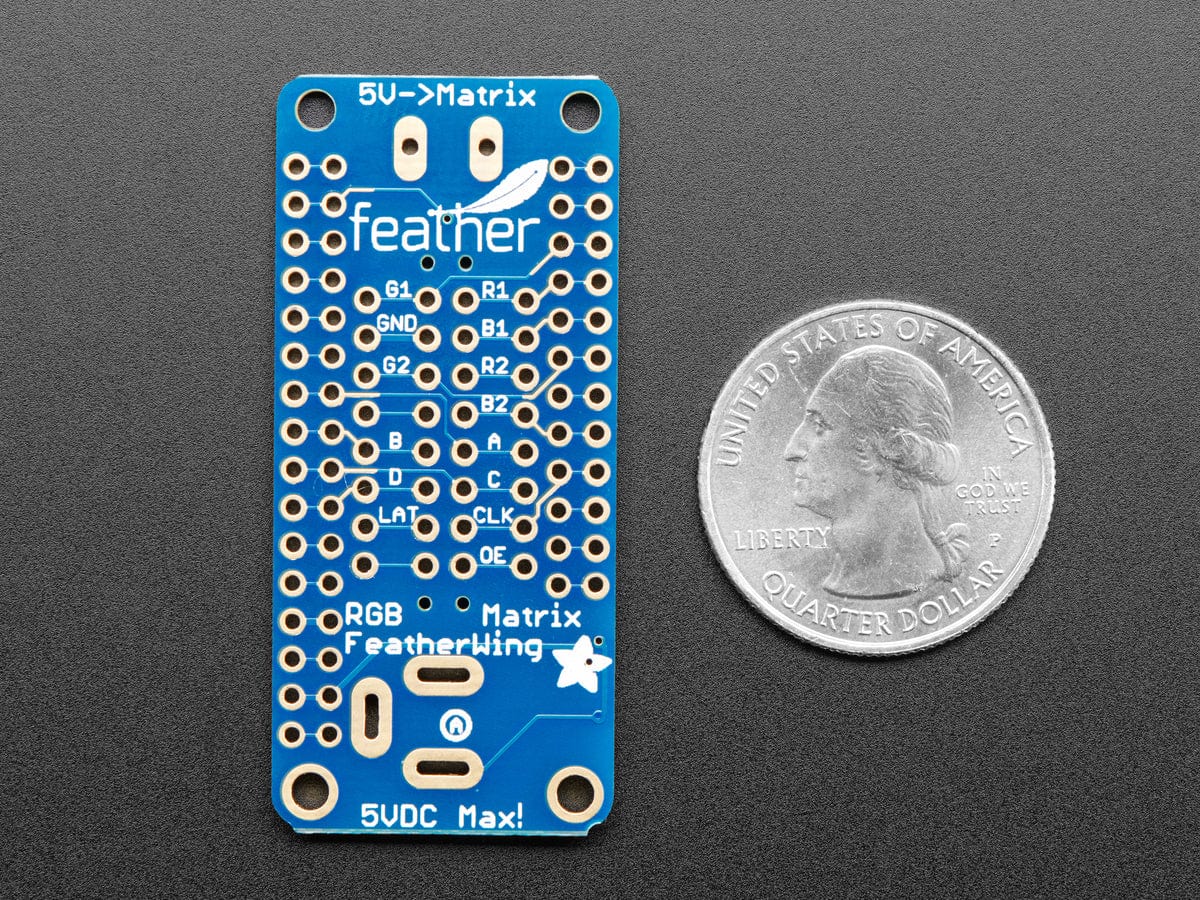 Adafruit RGB Matrix Featherwing Kit (For RP2040, M0 and M4 Feathers) - Image 6