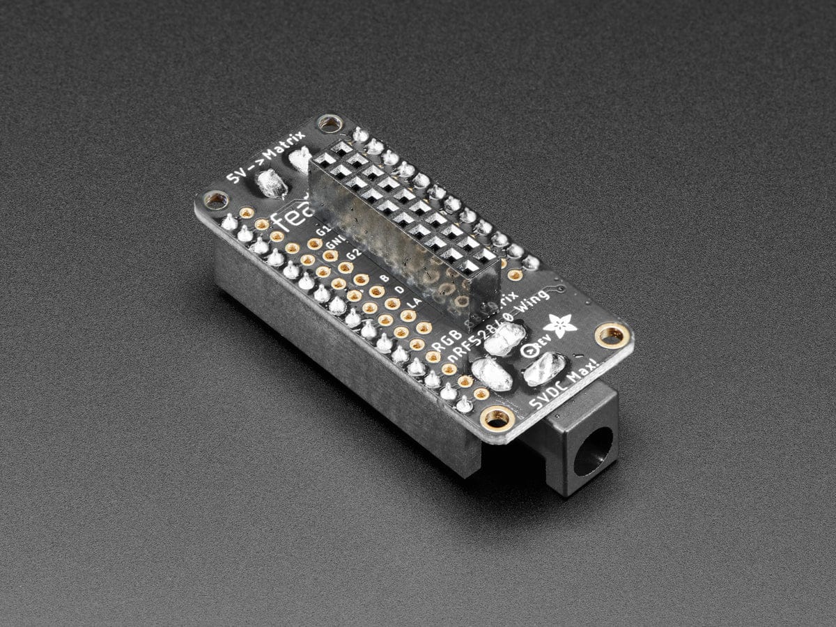 Adafruit RGB Matrix FeatherWing Kit - for nRF52840 Feathers - Image 3