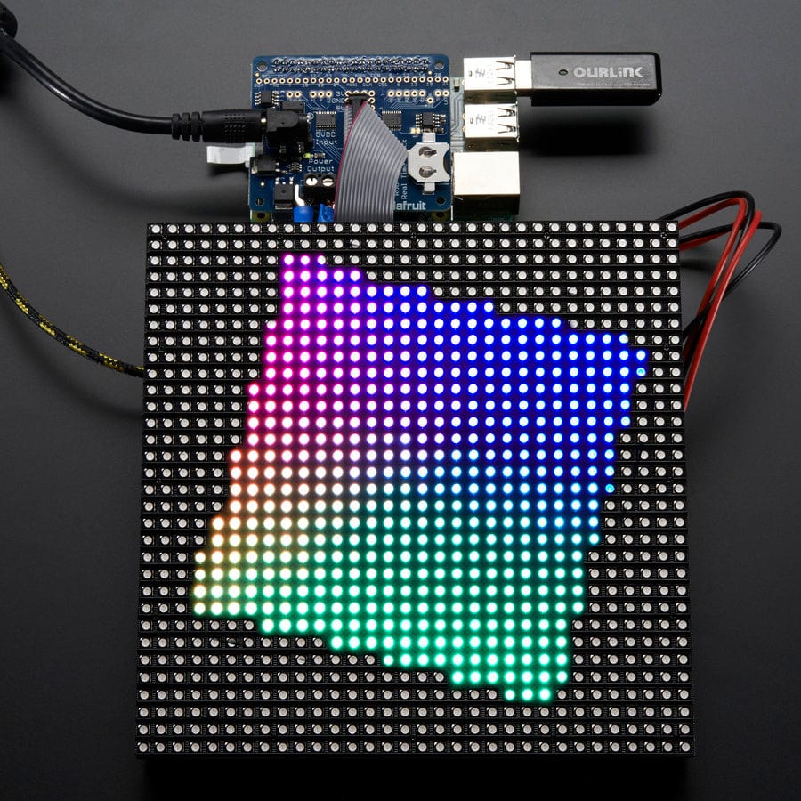 Adafruit RGB Matrix HAT + RTC for Raspberry Pi - Mini Kit - Image 10