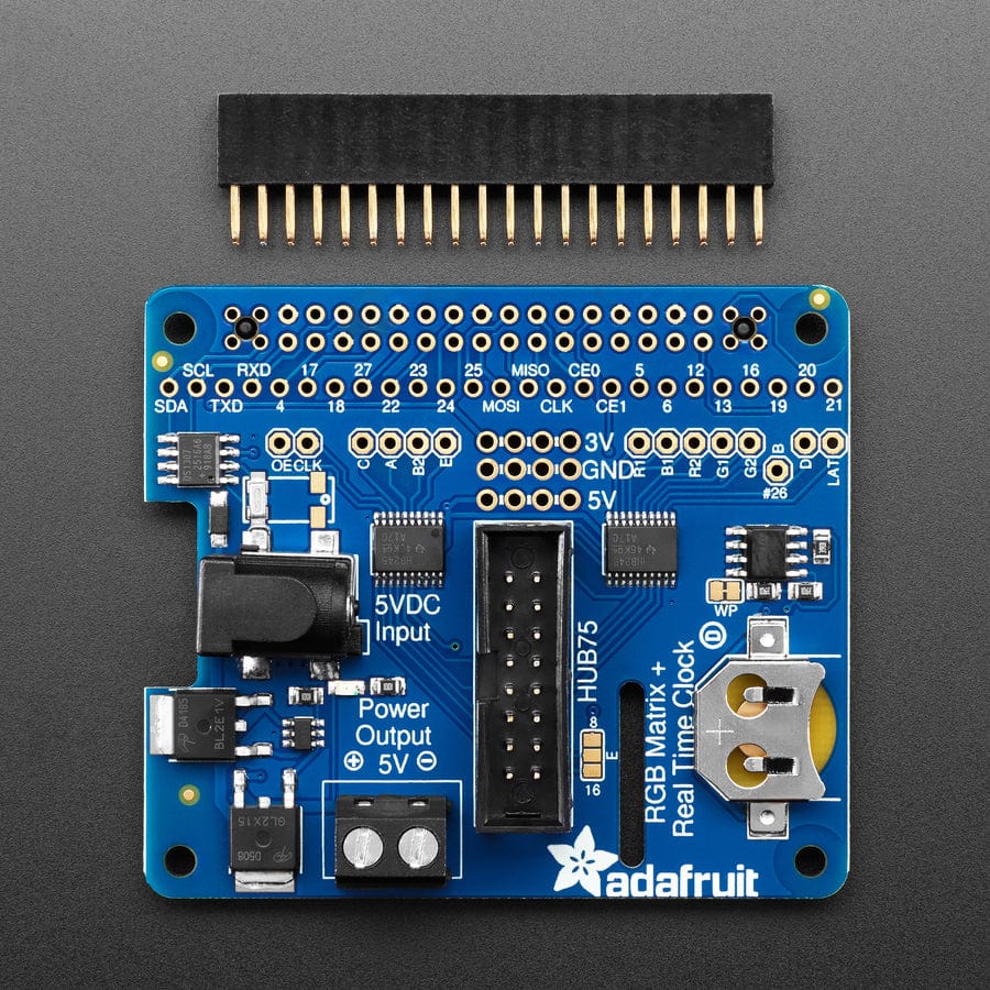 Adafruit RGB Matrix HAT + RTC for Raspberry Pi - Mini Kit - Image 2