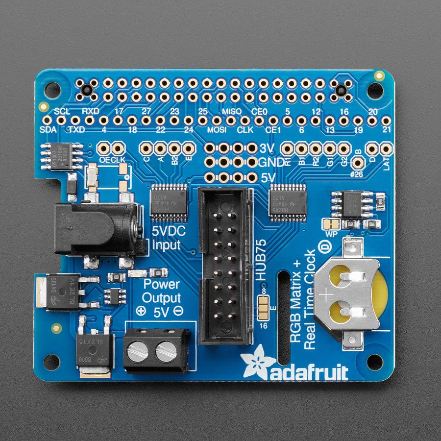 Adafruit RGB Matrix HAT + RTC for Raspberry Pi - Mini Kit - Image 3