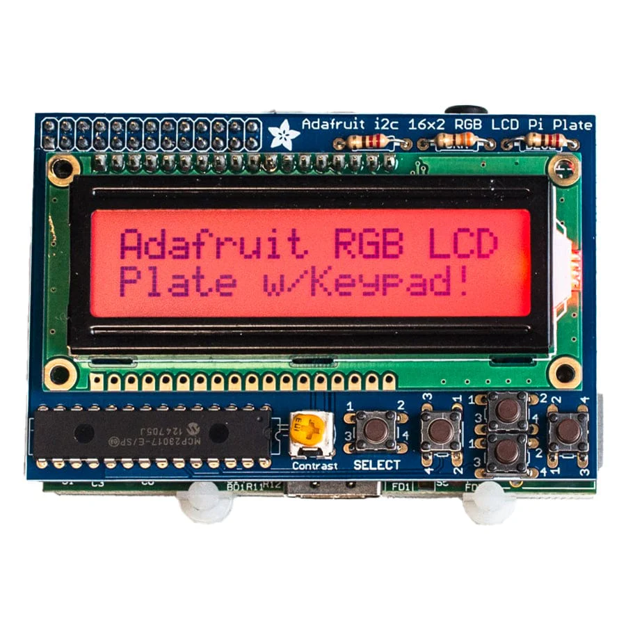 Adafruit RGB Positive 16 x 2 LCD+Keypad Kit for Raspberry Pi [Discontinued] - Image 2