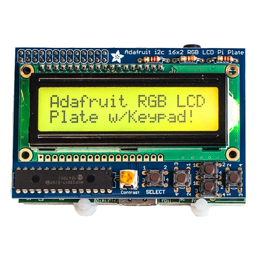 Adafruit RGB Positive 16 x 2 LCD+Keypad Kit for Raspberry Pi [Discontinued] - Image 4