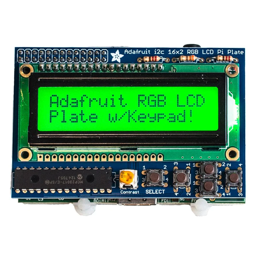 Adafruit RGB Positive 16 x 2 LCD+Keypad Kit for Raspberry Pi [Discontinued] - Image 5