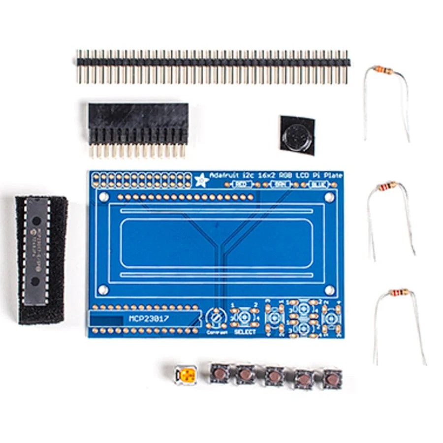 Adafruit RGB Positive 16 x 2 LCD+Keypad Kit for Raspberry Pi [Discontinued] - Image 6