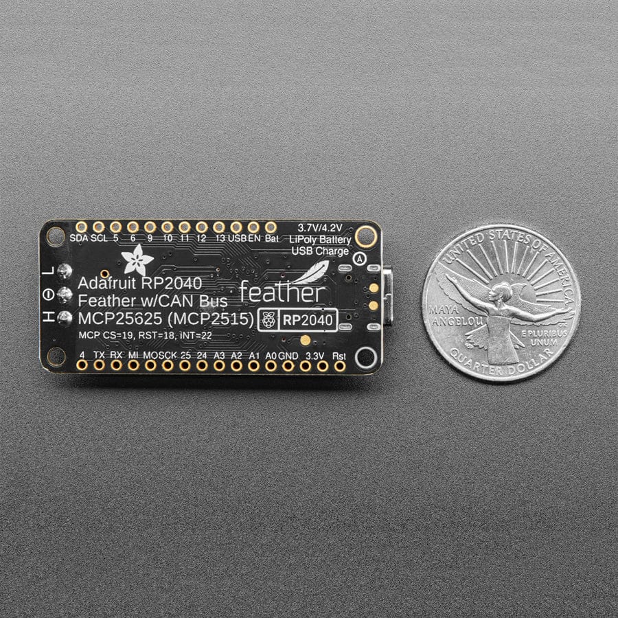 Adafruit RP2040 CAN Bus Feather with MCP2515 CAN Controller - STEMMA QT - Image 7