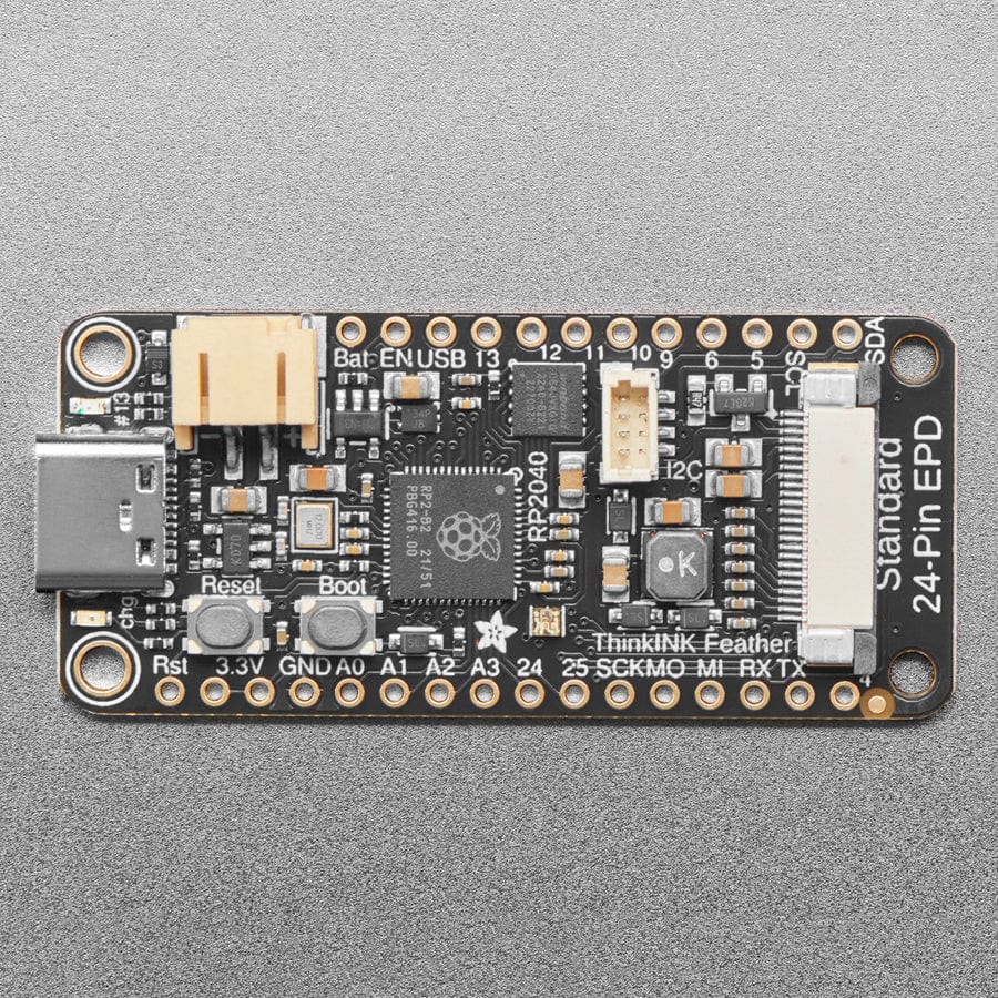 Adafruit RP2040 Feather ThinkInk for 24-pin E-Paper Displays - Image 5