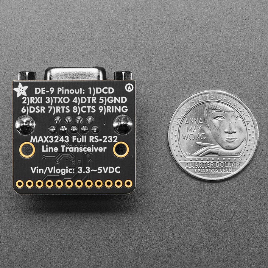 Adafruit RS-232 Full Pinout Level-Shifter Breakout (DE-9 Female) - Image 6