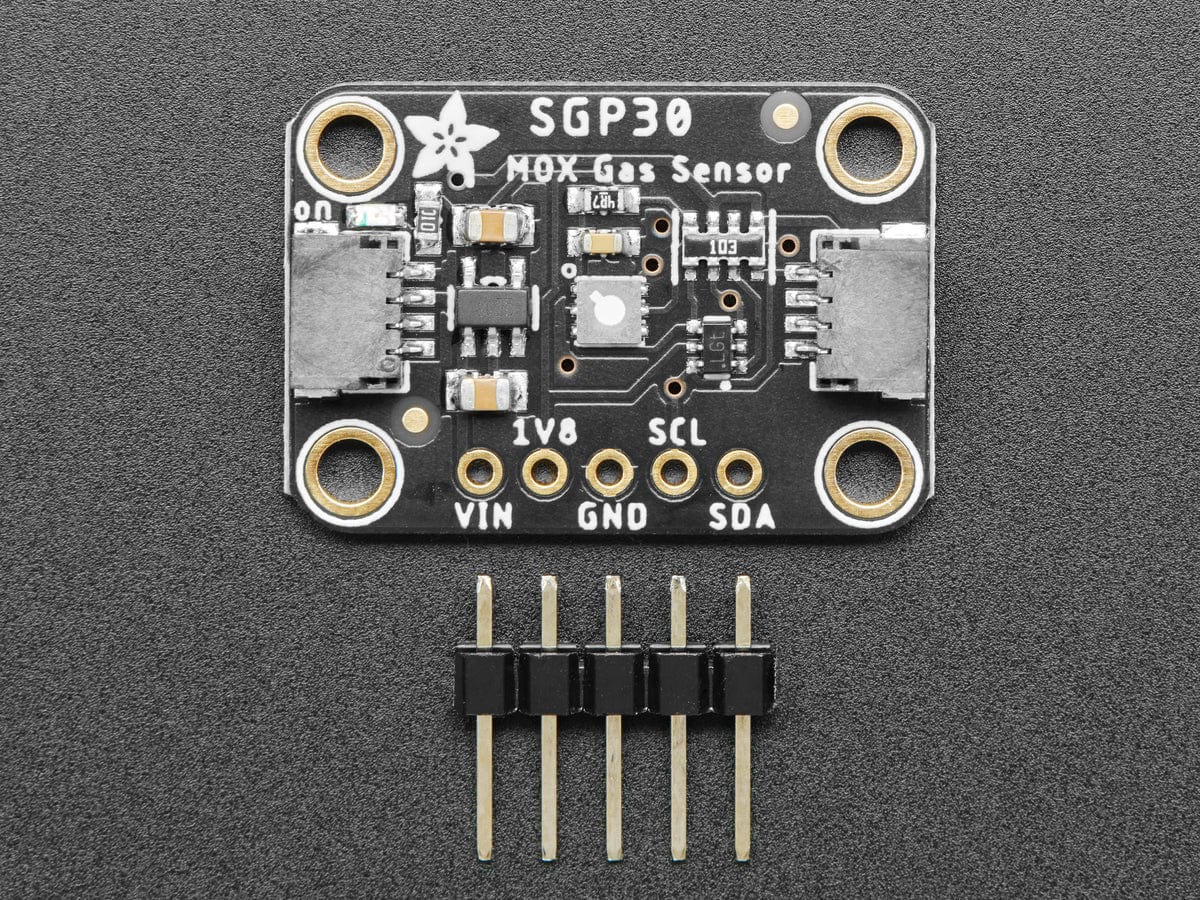 Adafruit SGP30 Air Quality Sensor Breakout - VOC and eCO2 (STEMMA QT / Qwiic) - Image 2