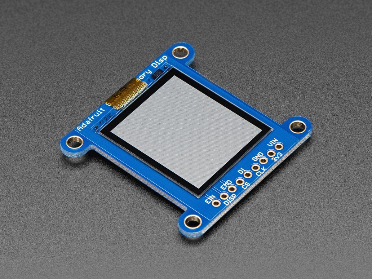 Adafruit SHARP Memory Display Breakout - 1.3" 168x144 Monochrome - Image 3