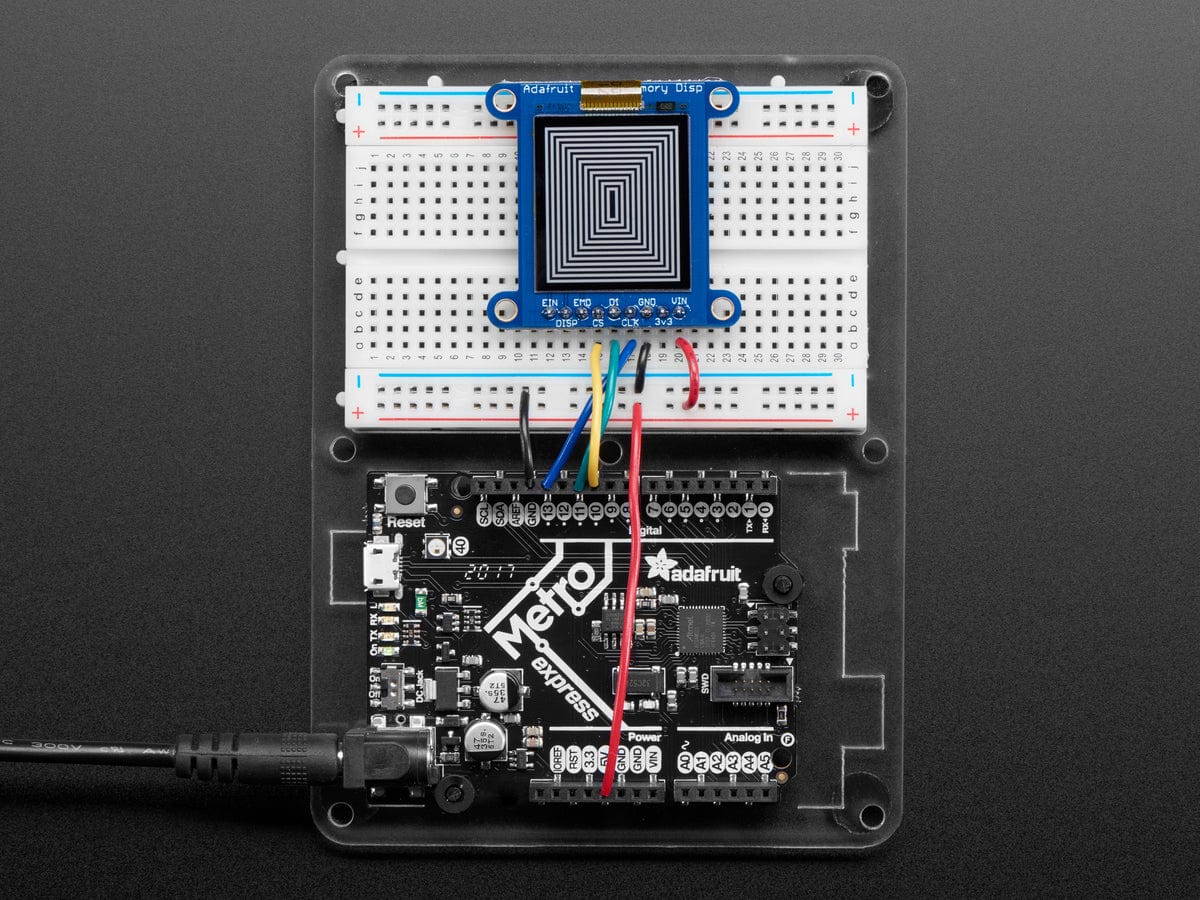 Adafruit SHARP Memory Display Breakout - 1.3" 168x144 Monochrome - Image 4