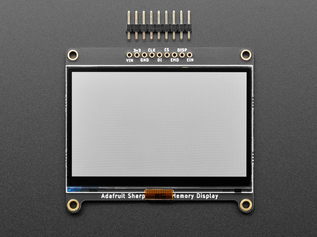 Adafruit SHARP Memory Display Breakout - 2.7" 400x240 Monochrome - Image 3