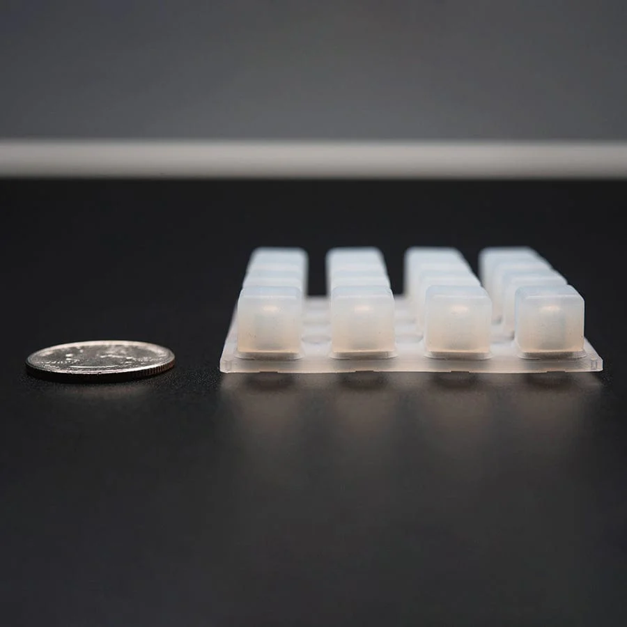 Silicone Elastomer 4 x 4 Button Keypad - for 3mm LEDs - Image 4