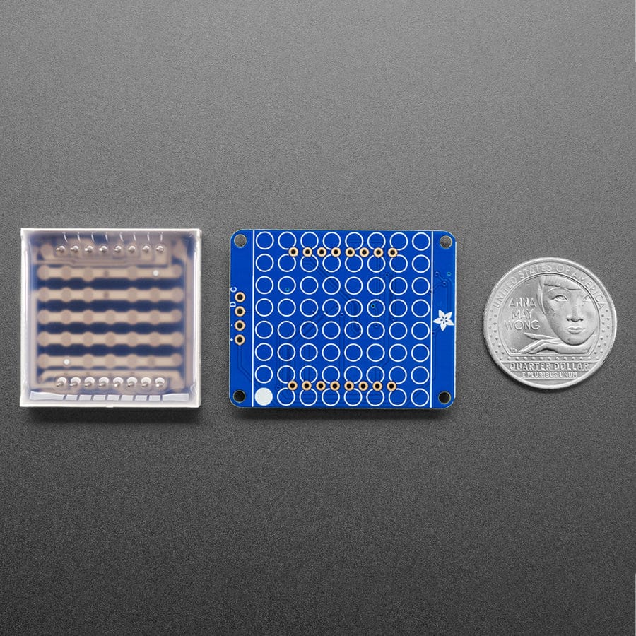 Adafruit Small 1.2" 8x8 LED Matrix with I2C Backpack - Red - Image 3