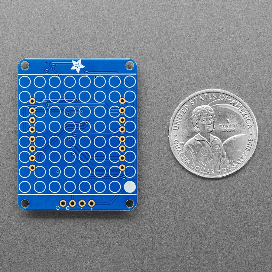 Adafruit Small 1.2" 8x8 LED Matrix with I2C Backpack - Yellow - Image 5