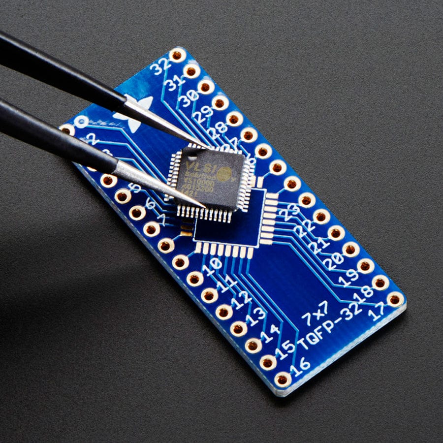 SMT Breakout PCB for 32-QFN or 32-TQFP - 3 Pack! - Image 2