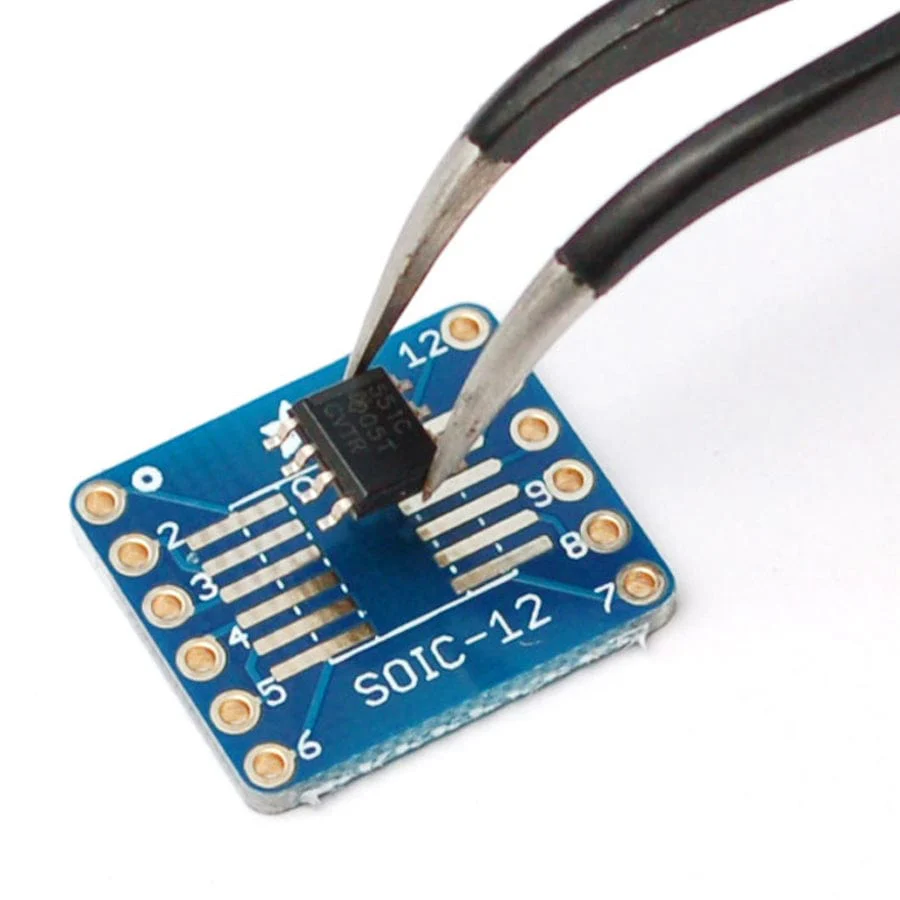 SMT Breakout PCB for SOIC-12 or TSSOP-12 - 6 Pack! - Image 2
