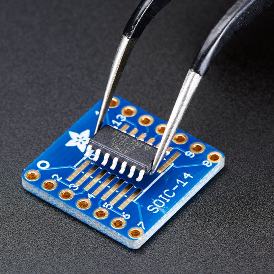 SMT Breakout PCB for SOIC-14 or TSSOP-14 - 6 Pack - Image 2