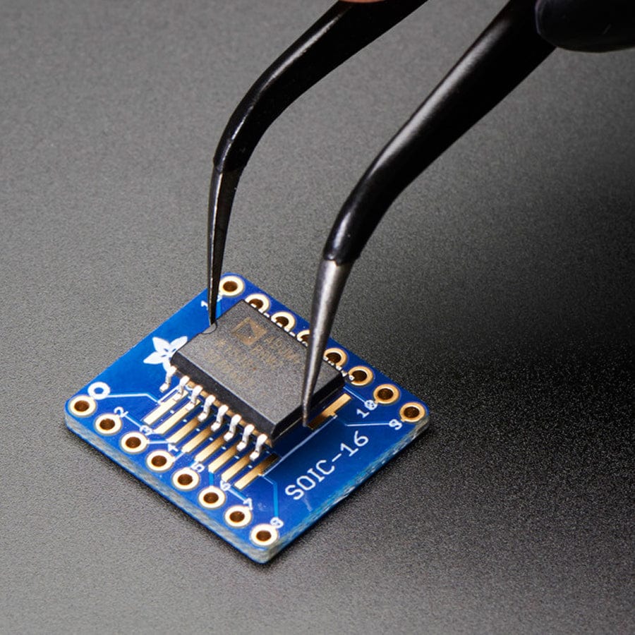 SMT Breakout PCB for SOIC-16 or TSSOP-16 - 3 Pack! - Image 2