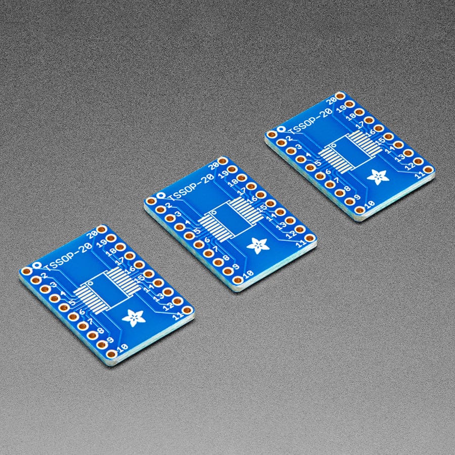 SMT Breakout PCB for SOIC-20 or TSSOP-20 - 3 Pack - Image 3