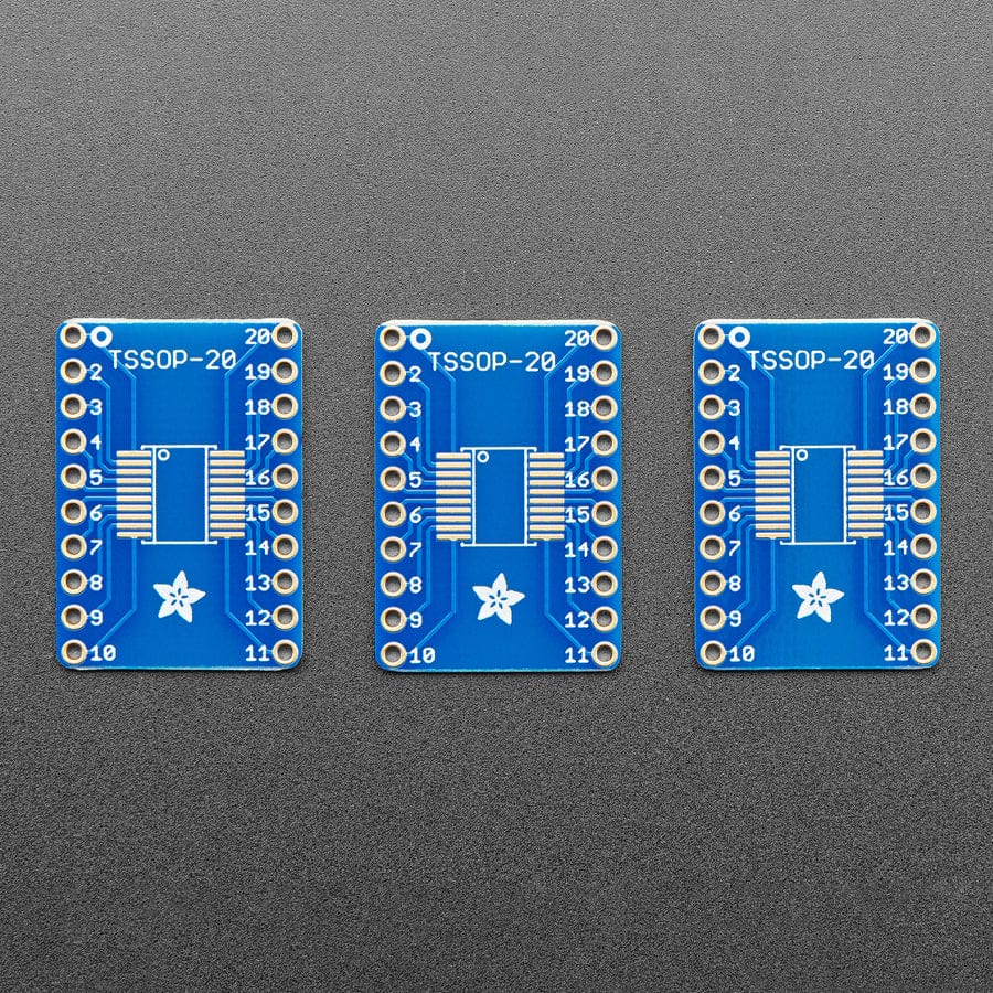 SMT Breakout PCB for SOIC-20 or TSSOP-20 - 3 Pack - Image 5