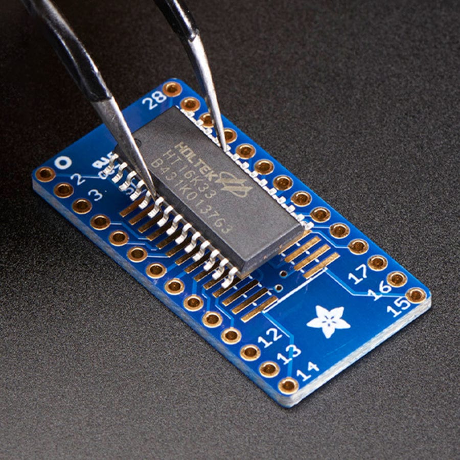 SMT Breakout PCB for SOIC-28 or TSSOP-28 - 3 Pack! - Image 2