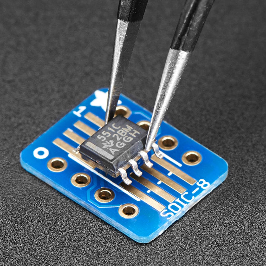 SMT Breakout PCB for SOIC-8, MSOP-8 or TSSOP-8 - 6 Pack - Image 2