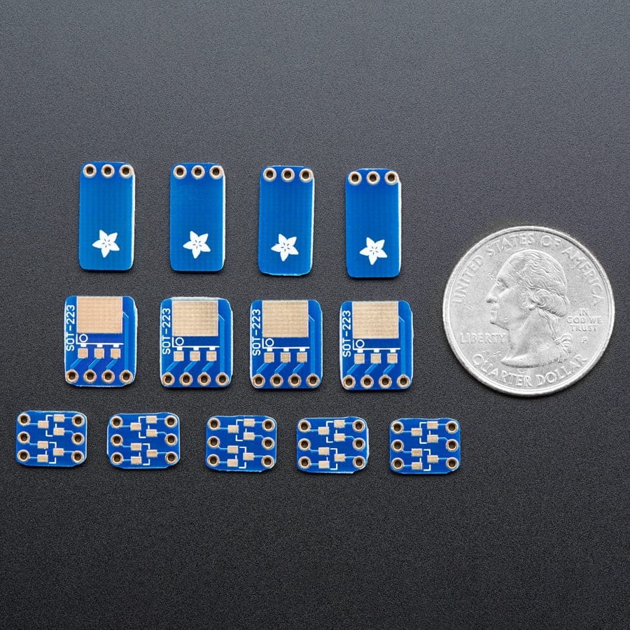 SMT Breakout PCB Set For SOT-23, SOT-89, SOT-223 and TO252 - Image 3