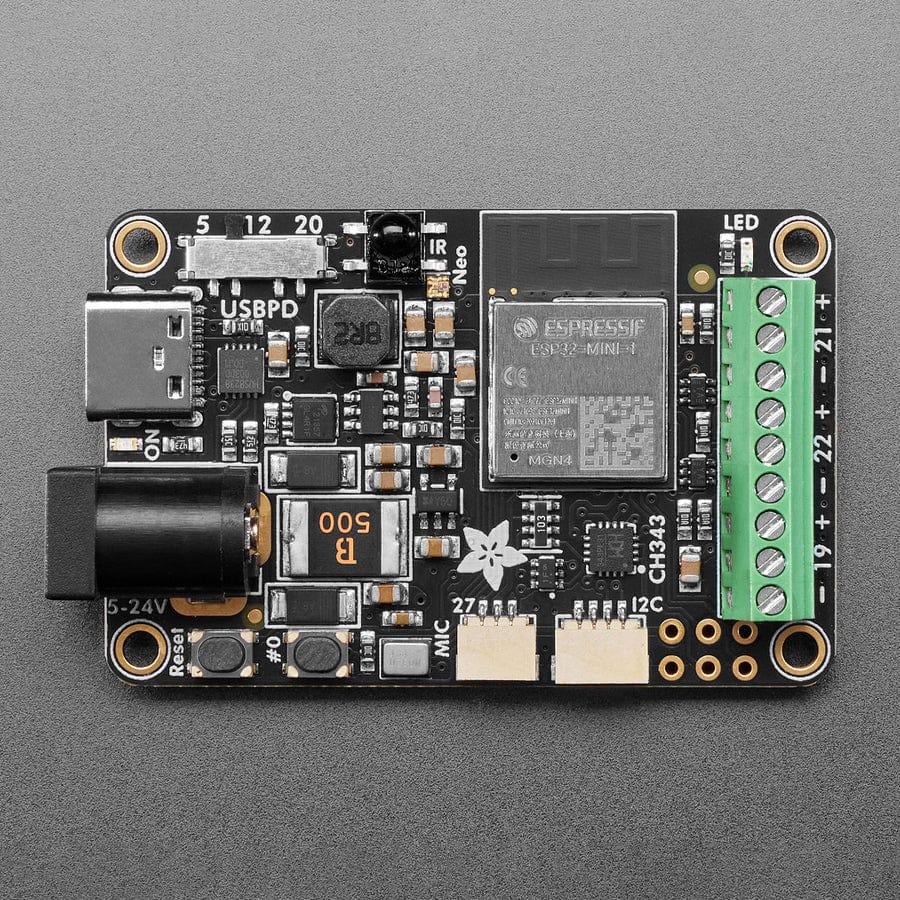 Adafruit Sparkle Motion - All-In-One WLED and xLights Board - Image 2