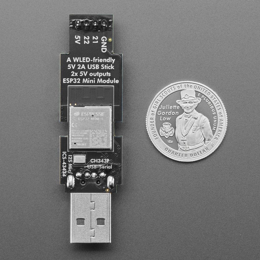 Adafruit Sparkle Motion Stick - WLED-Friendly USB Stick - Image 5