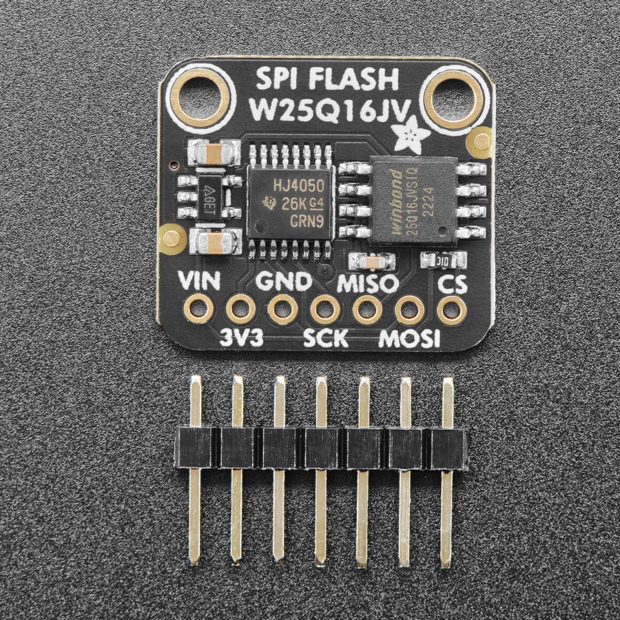 Adafruit SPI FLASH Breakout - W25Q16 - 16 Mbit / 2 MByte - Image 2