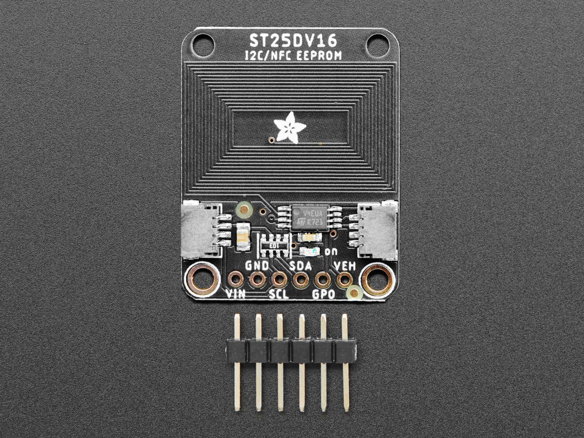 Adafruit ST25DV16K I2C RFID EEPROM Breakout - STEMMA QT / Qwiic - Image 2