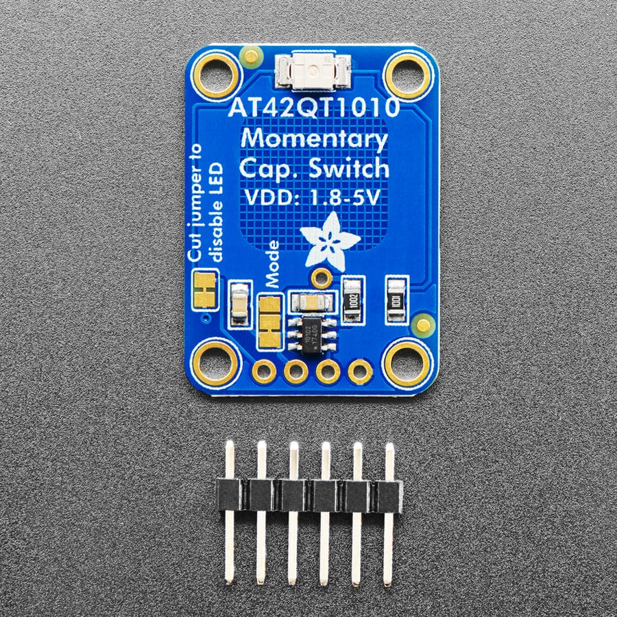 Standalone Momentary Capacitive Touch Sensor Breakout (AT42QT1010) - Image 3