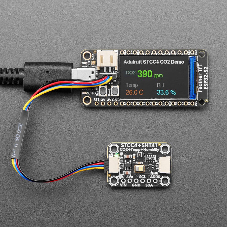 Adafruit STCC4 and SHT41 - CO2, Temperature & Humidity Sensor - Image 5